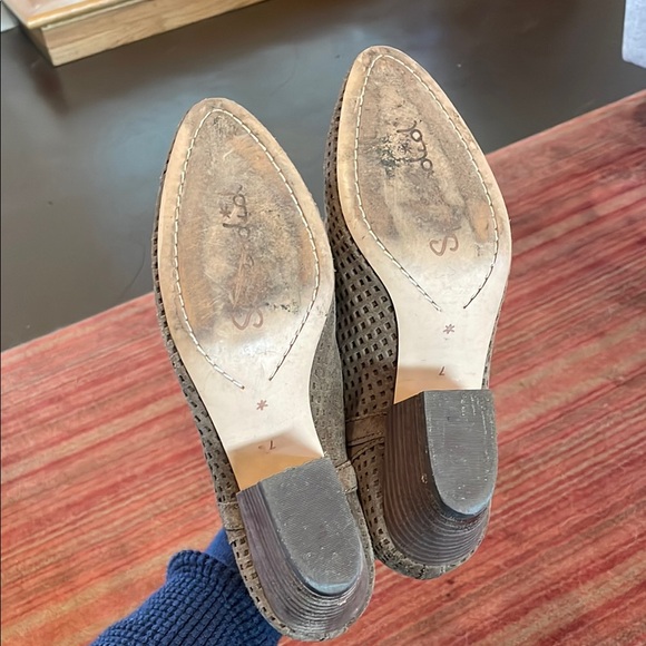 Women's Suede Ankle Boots - Brown - Picture 4 of 5